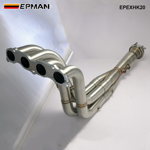 EPMAN Stainless Steel Exhaust Manifold Header V-Band Down Pipe For